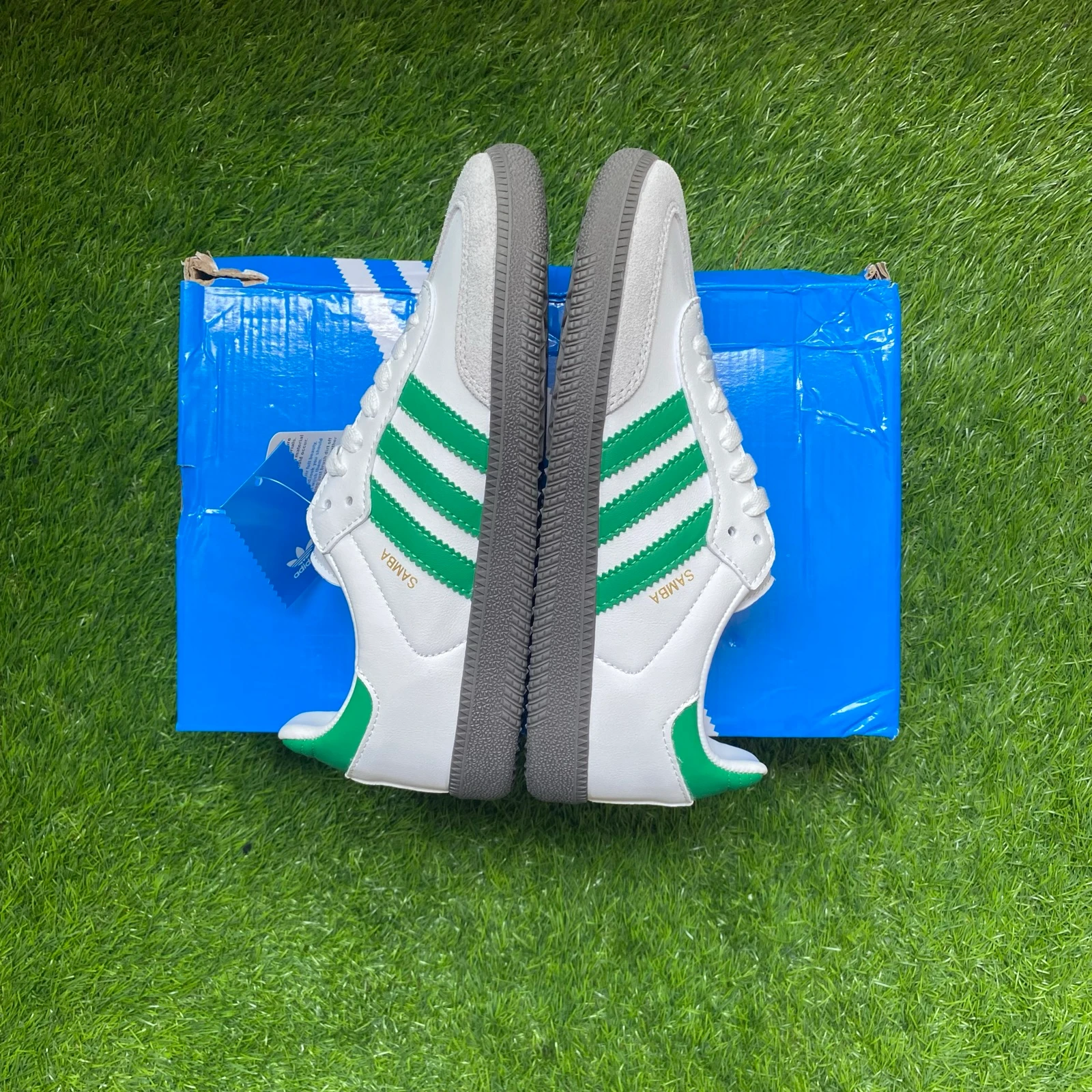 Adidas Samba OG Brancas Verdes | Tamanho 39 | Novas | Com Caixa – photo 6